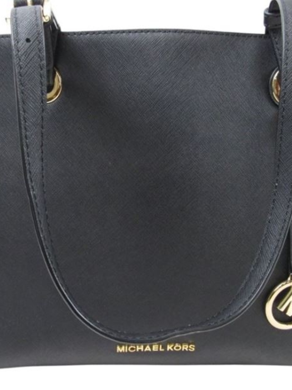 Michael KorsJet Set Tote Black Saffiano-style Excellent Conditon
